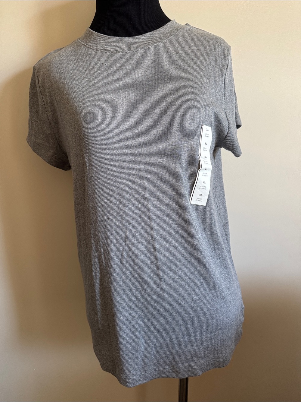 NWT a . new day Short Sleeve Ribbed Tee